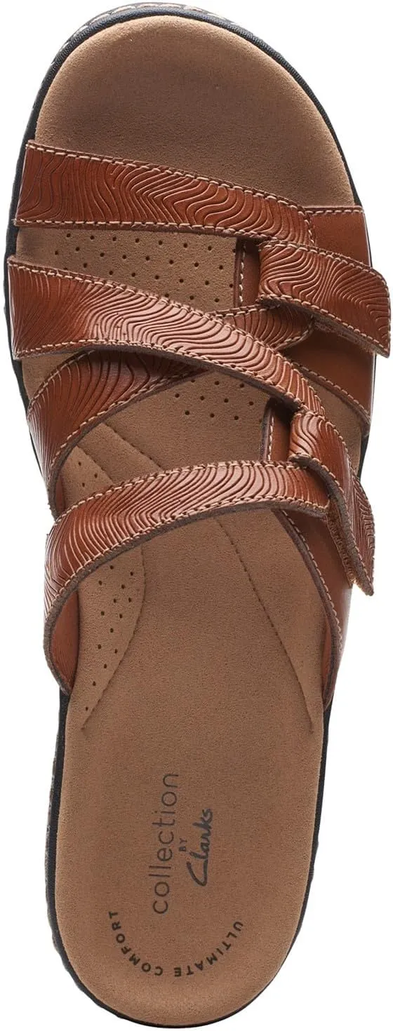 Clarks womens Merliah Karli Sandal, Tan Leather, 10 US