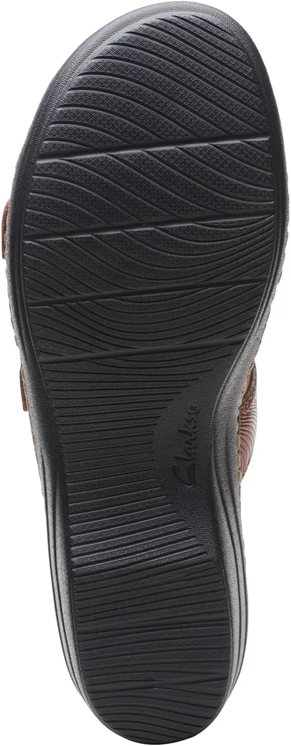 Clarks womens Merliah Karli Sandal, Tan Leather, 10 US
