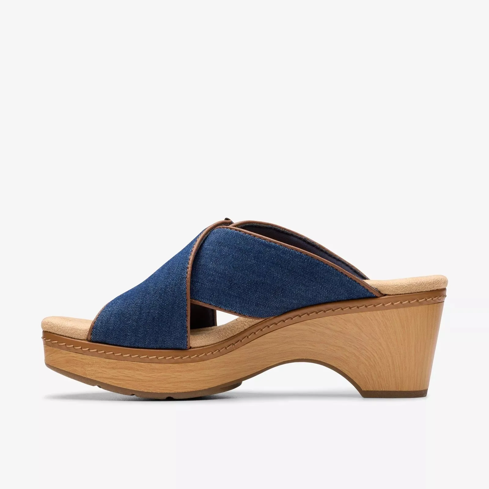 Clarks Women's Seannah Nora Dark Denim 26181947