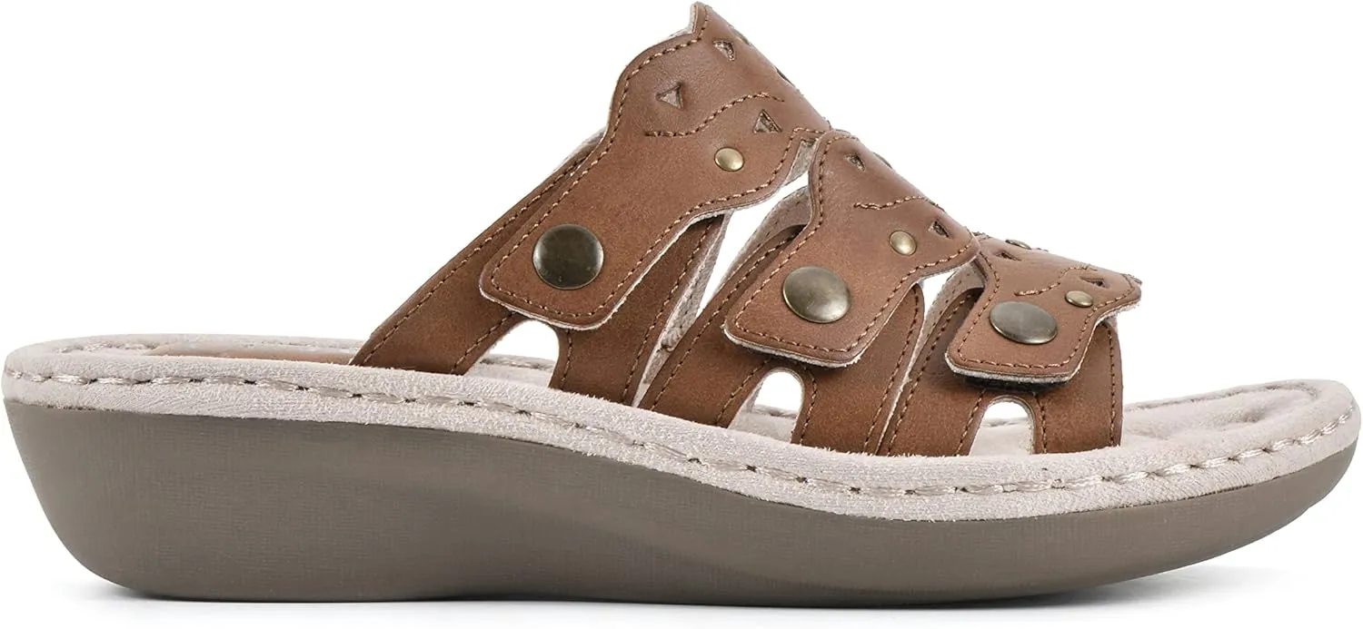 CLIFFS BY WHITE MOUNTAIN Caring Women's Slide Sandal