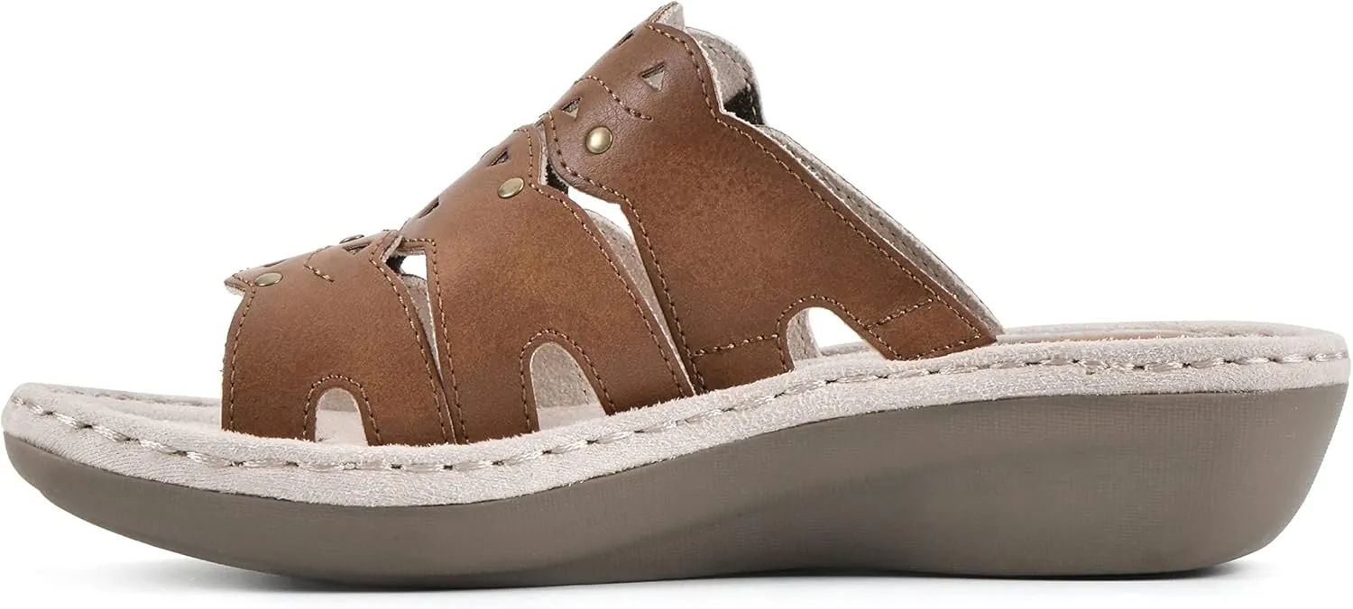 CLIFFS BY WHITE MOUNTAIN Caring Women's Slide Sandal