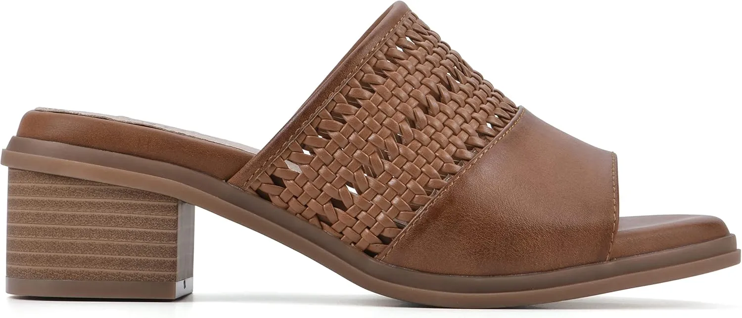 CLIFFS BY WHITE MOUNTAIN Women's Corley Block Heeled Sandal