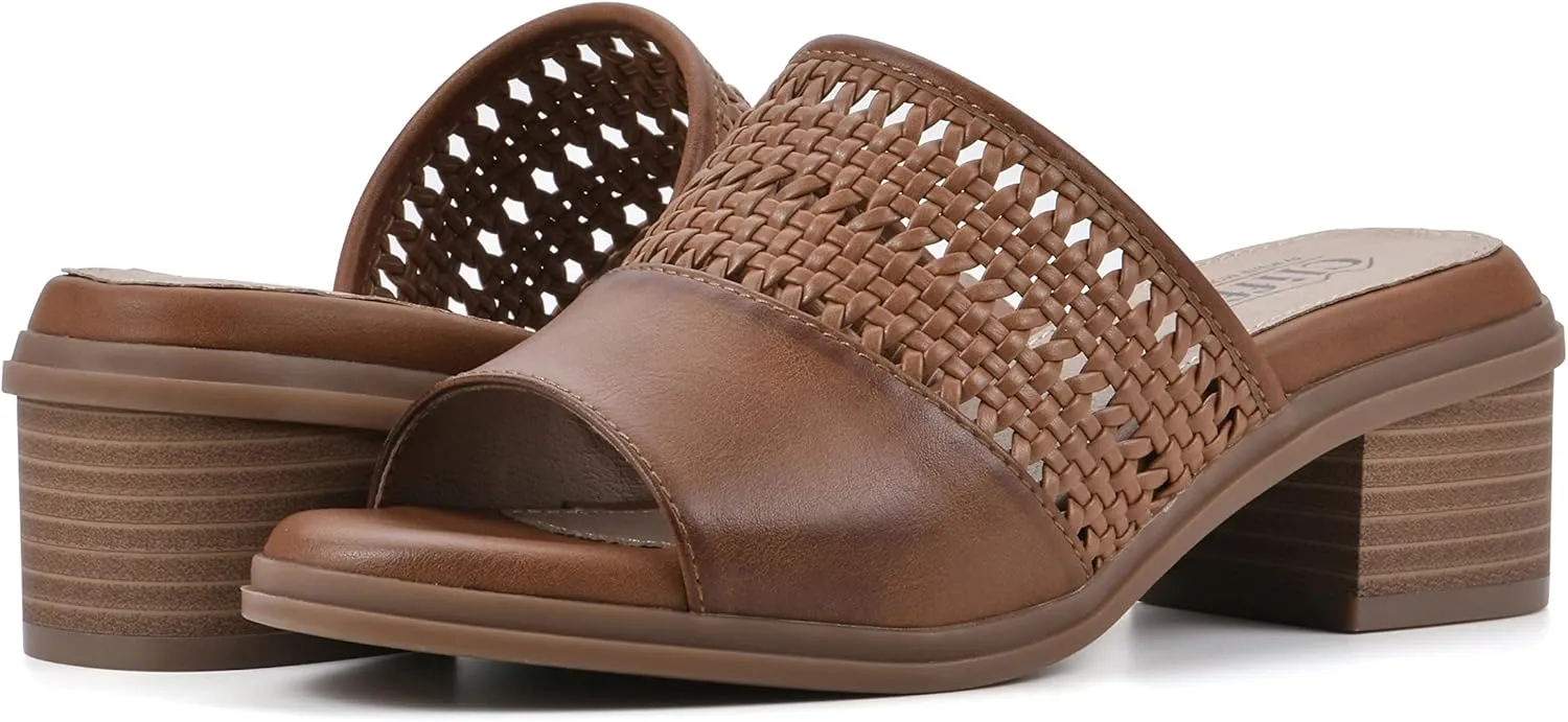 CLIFFS BY WHITE MOUNTAIN Women's Corley Block Heeled Sandal