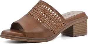 CLIFFS BY WHITE MOUNTAIN Women's Corley Block Heeled Sandal
