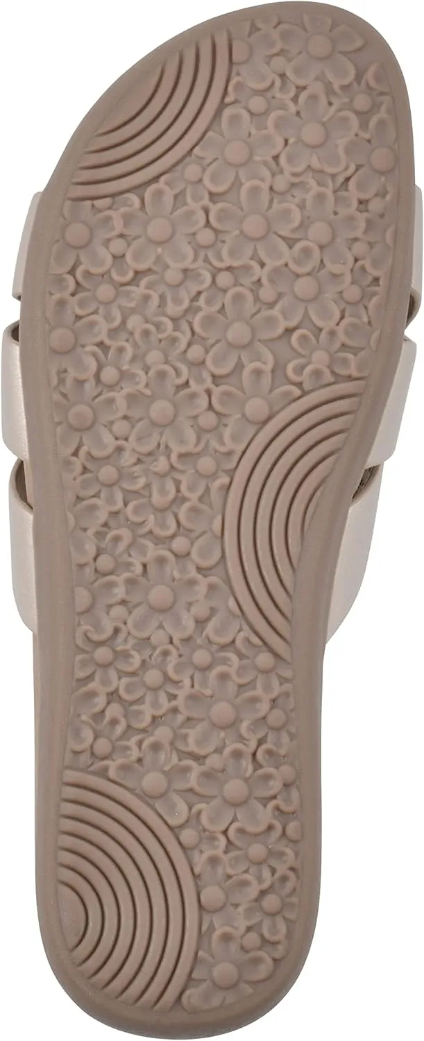 CLIFFS BY WHITE MOUNTAIN Women's Fortunate Woven Slide Sandal