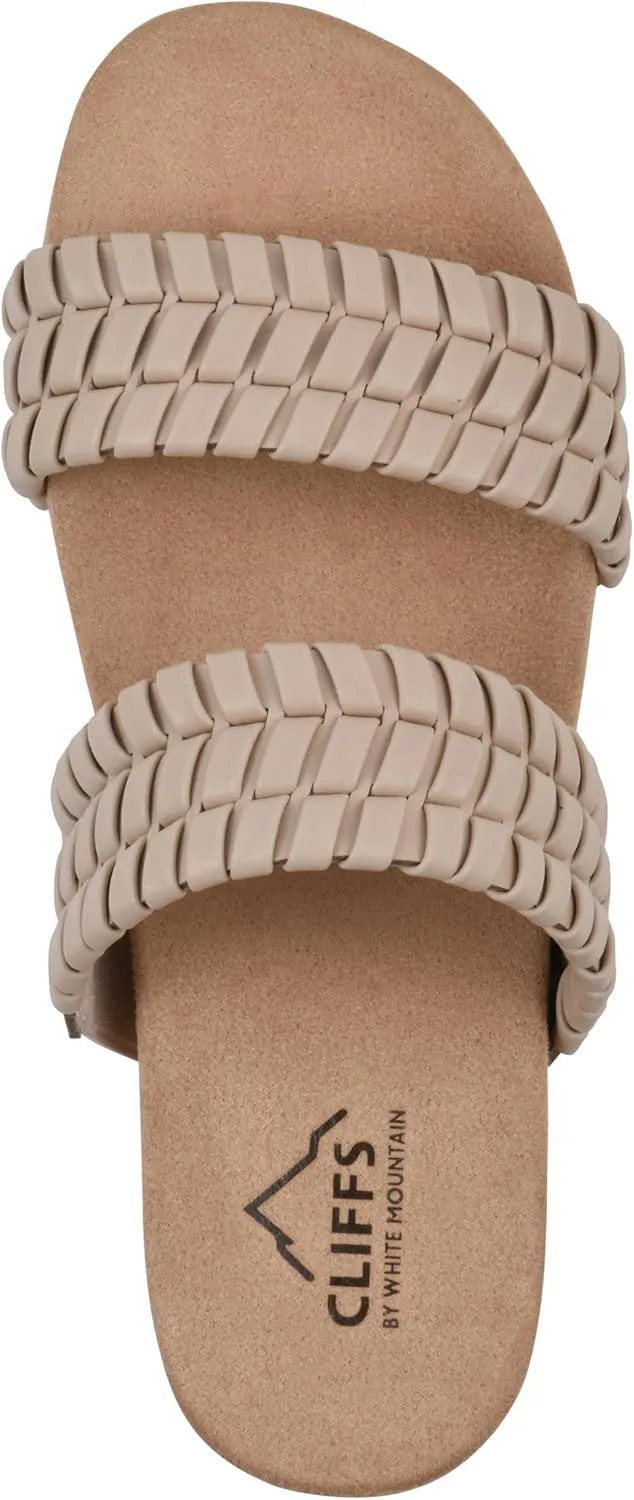 CLIFFS BY WHITE MOUNTAIN Women's Thankful Slide Sandal