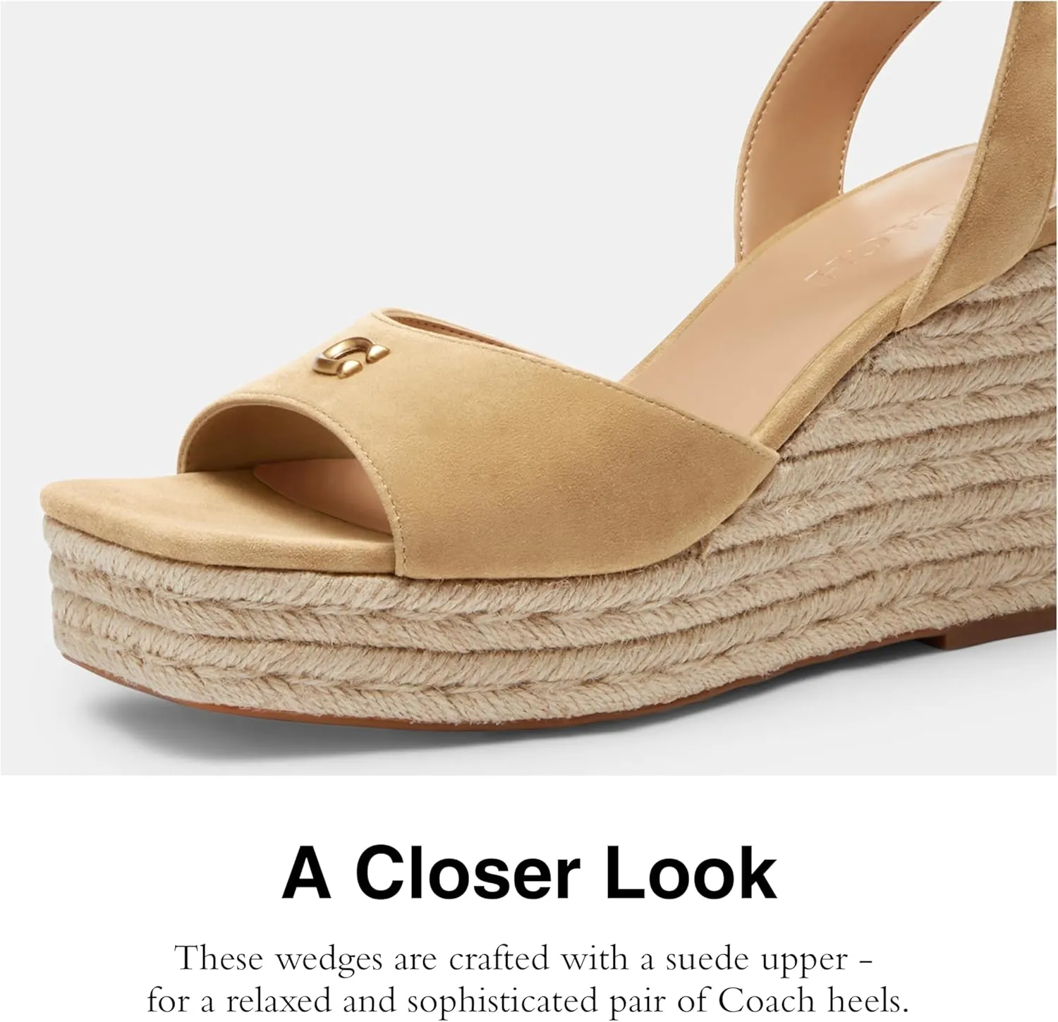 Coach Women's Espadrille Wedge Platform