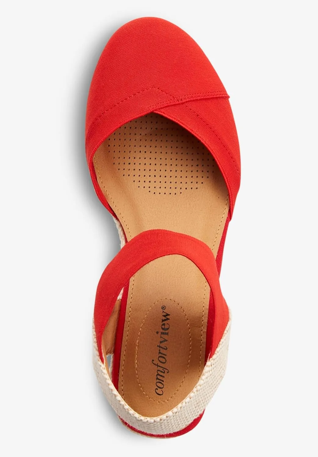 Comfortview Women's Wide Width The Abra Espadrille