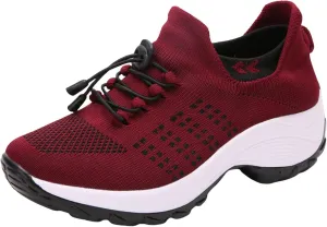 Comfortwear Ortho Stretch Cushion Shoes for Women Plantar Fasciitis, Comfort Wear Ortho Shoes Women Slip On Sneakers