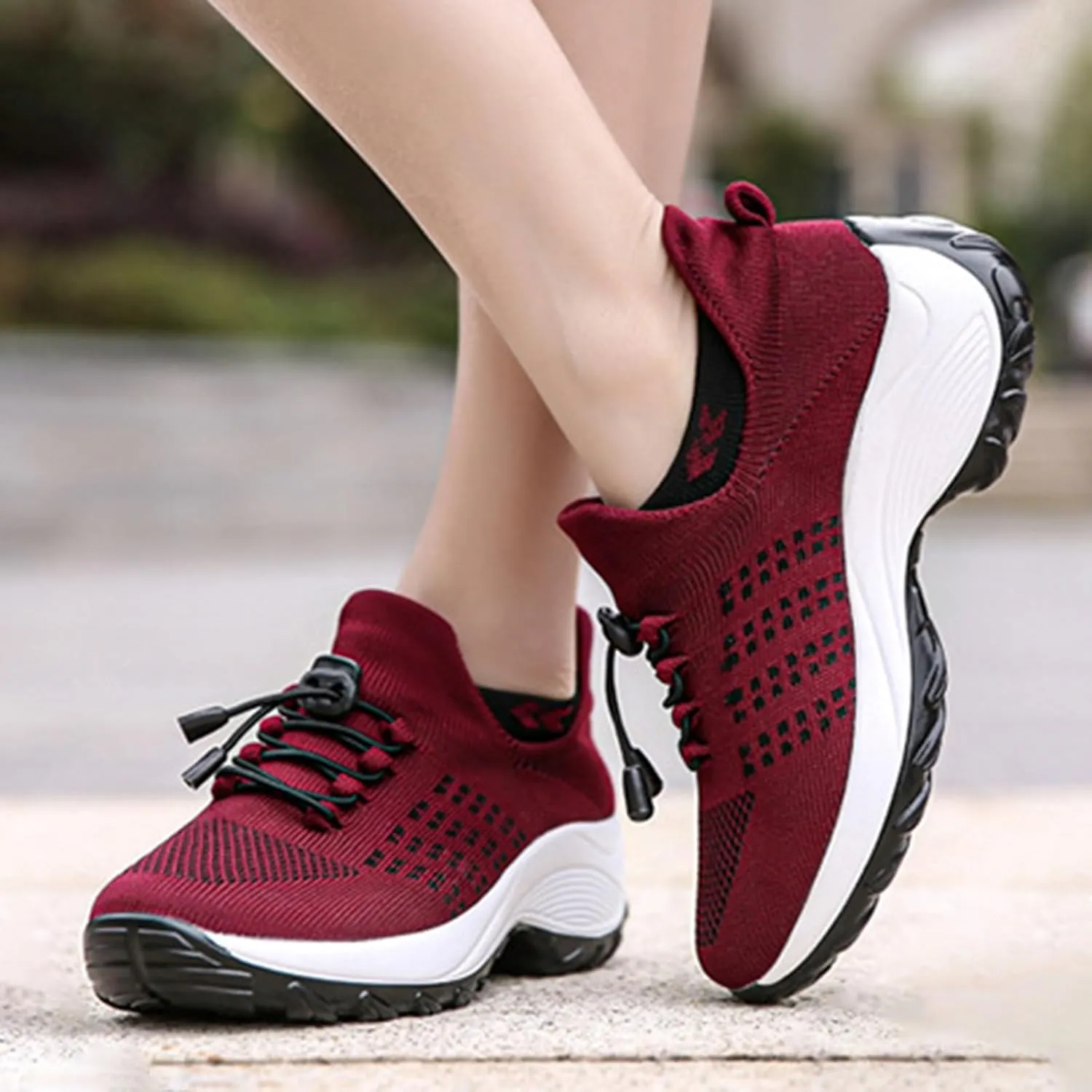 Comfortwear Ortho Stretch Cushion Shoes for Women Plantar Fasciitis, Comfort Wear Ortho Shoes Women Slip On Sneakers