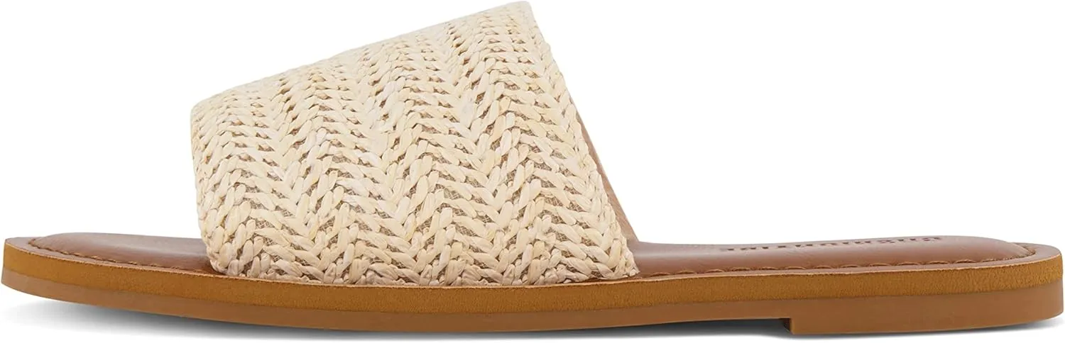 CUSHIONAIRE Women's Carly slide Sandal with Memory Foam