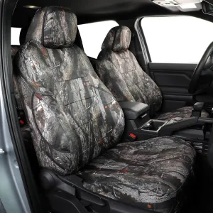 Custom Fit Tacoma Camo Seat Covers for Select Toyota Tacoma (Petrol) 2024 2025 Double cab SR,SR5,TRD Sport,TRD Off-Road,Limited Camouflage Seat Covers -Full Set(Neoprene Jungle Camouflage)