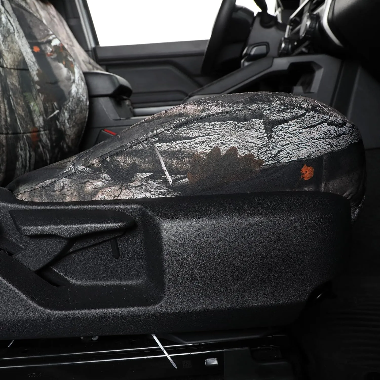Custom Fit Tacoma Camo Seat Covers for Select Toyota Tacoma (Petrol) 2024 2025 Double cab SR,SR5,TRD Sport,TRD Off-Road,Limited Camouflage Seat Covers -Full Set(Neoprene Jungle Camouflage)