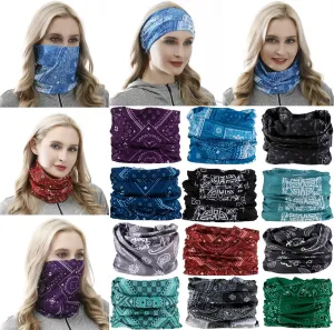DEMIL Multifunctional Sports Stretchable Seamless Casual Headband Sweatband Magic Camo Scarf Balaclava Headwear Head Wrap