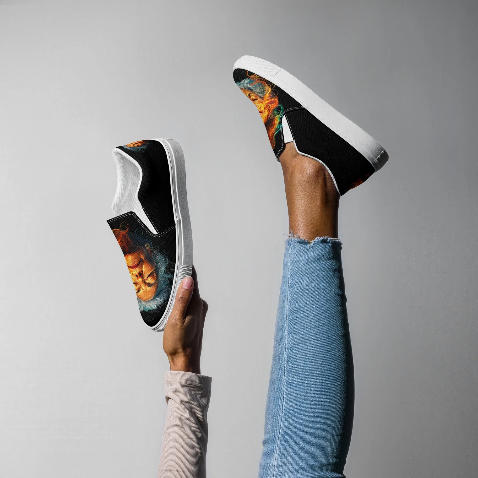 Divine Glow Women’s slip-on canvas shoes