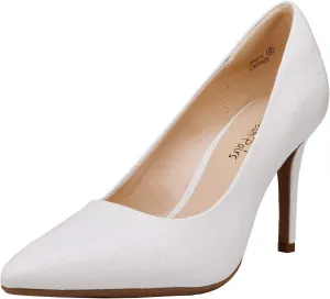 DREAM PAIRS Women's High Stiletto Heels Pointed Toe Pumps Shoes