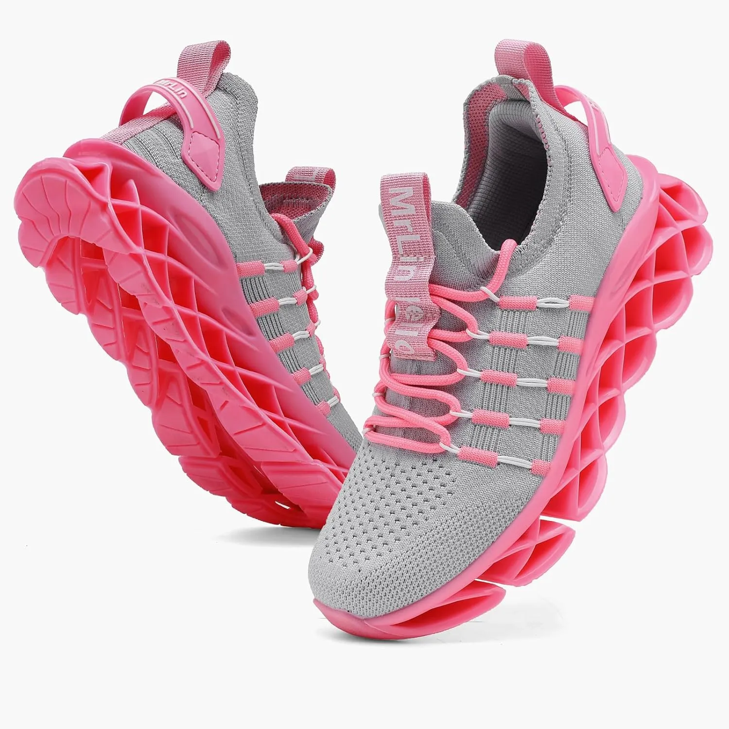 DUDHUH Women's Fashion Sneakers Womens Shoes Slip On Work Casual Comfortable Gym Walking Shoes for Women
