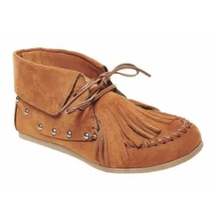 DV by Dolce Vita Women's Brown Studded Dani Moccasin Booties 8