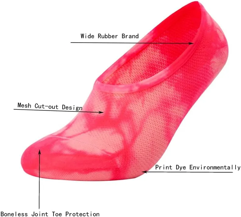 EABERN No Show Socks Womens Low Cut Non Slip Breathable Boat Liner Invisible Casual Socks