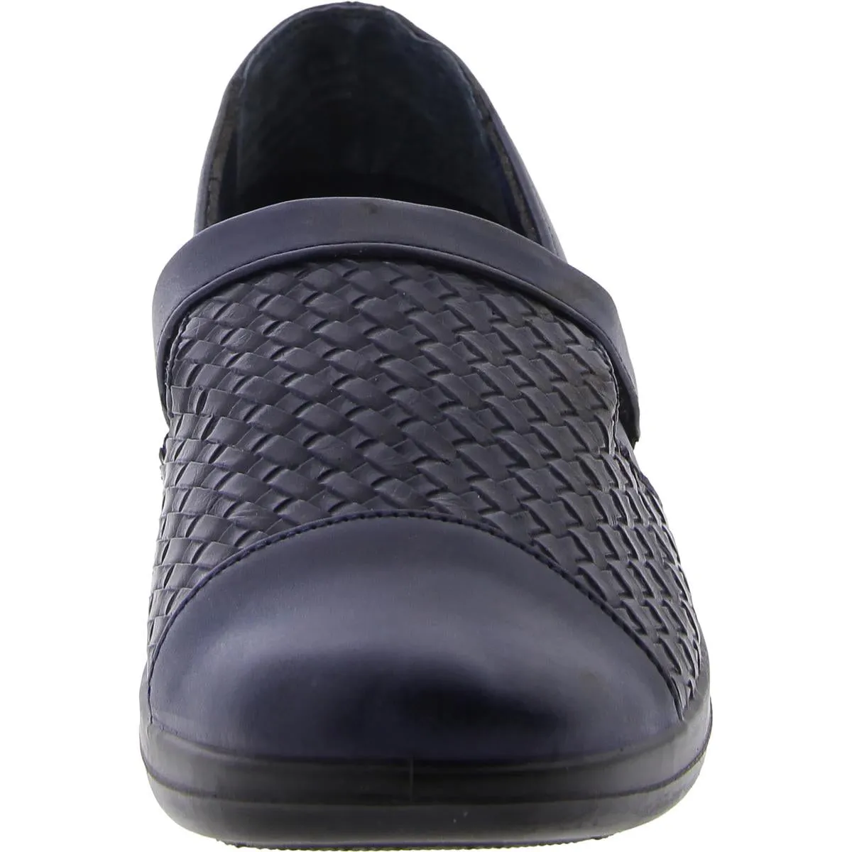 Easy Street Womens Destiny Leather Slip On Loafers