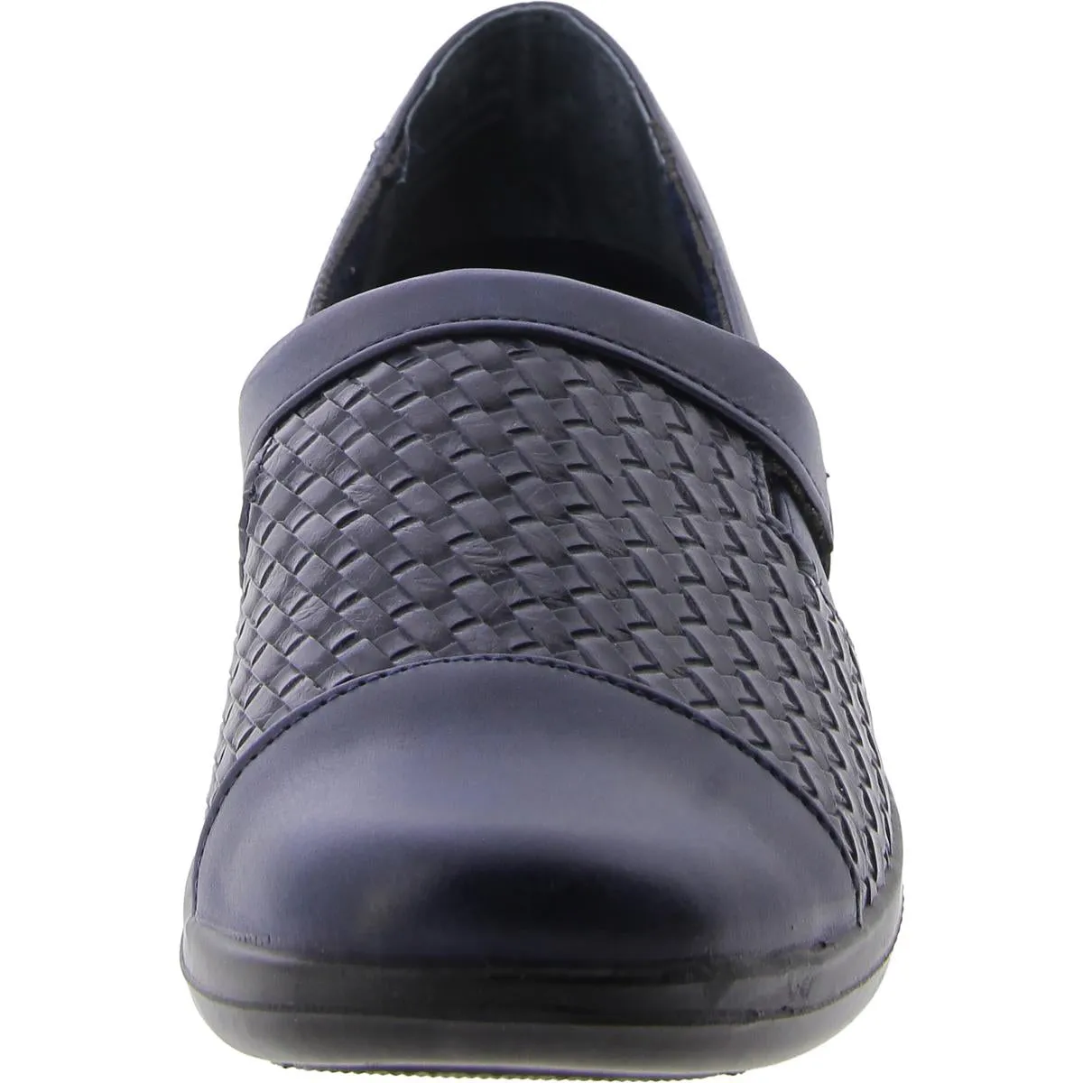 Easy Street Womens Destiny Leather Slip On Loafers