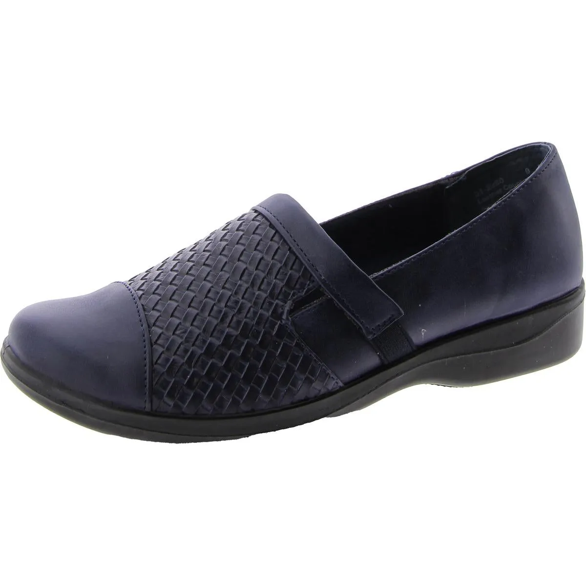 Easy Street Womens Destiny Leather Slip On Loafers