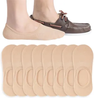Eedor No Show Socks Men - Non Slip, Invisible & Low Cut Ankle - Casual & Formal Socks for Men - Soft & Stretchable Cotton