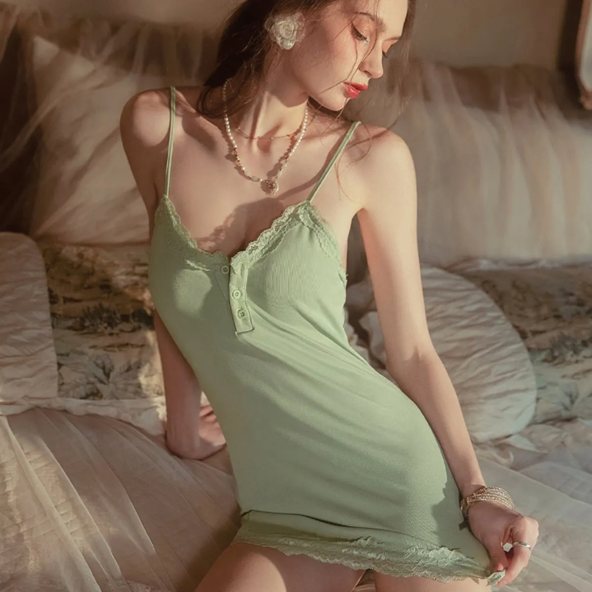 Elle cotton slip