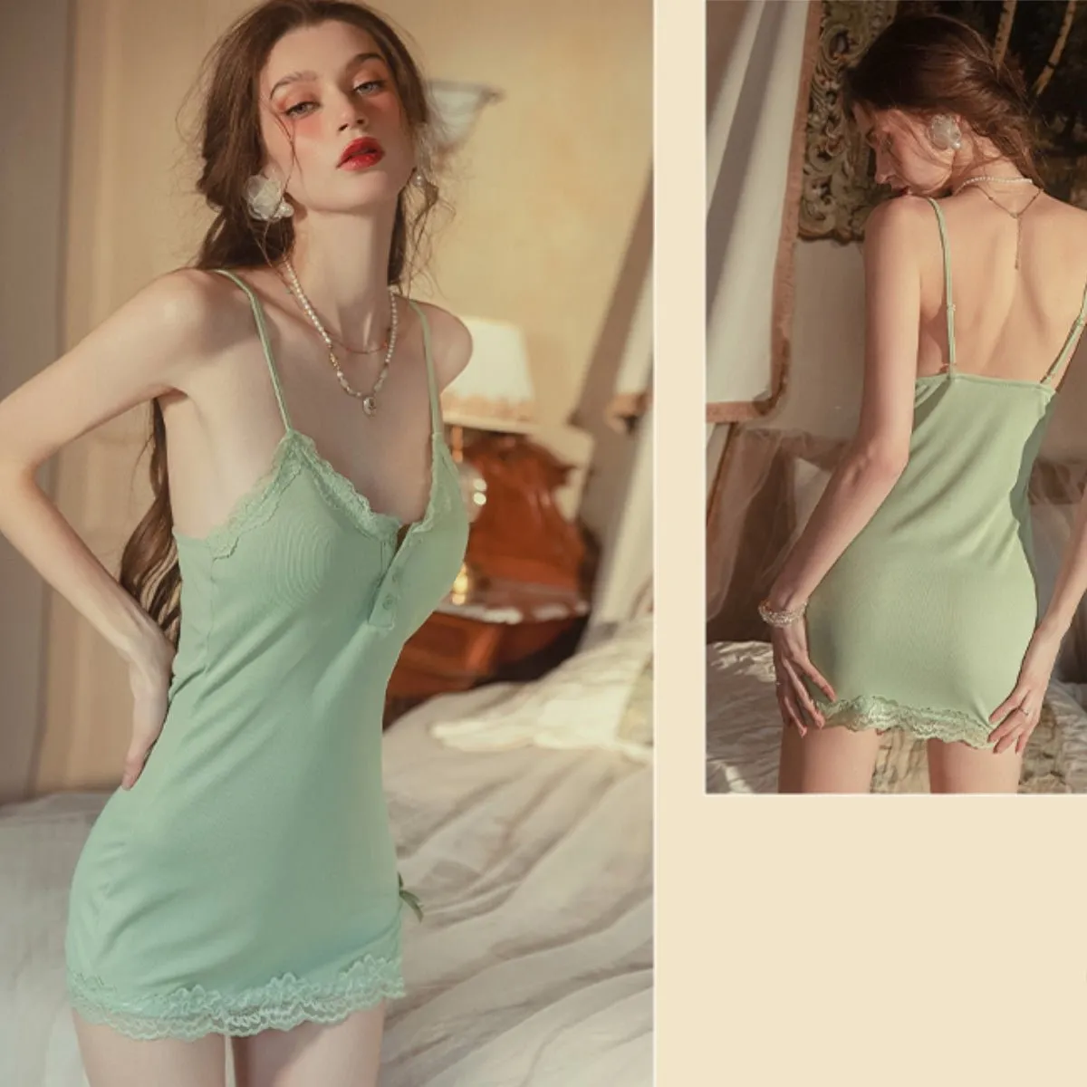 Elle cotton slip