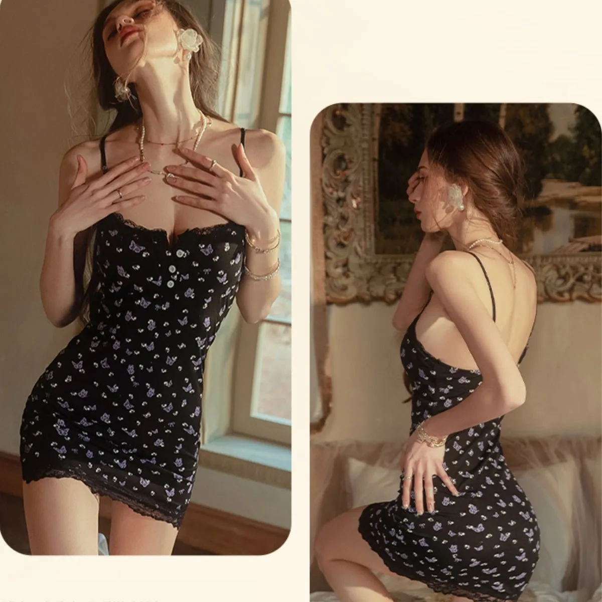 Elle cotton slip