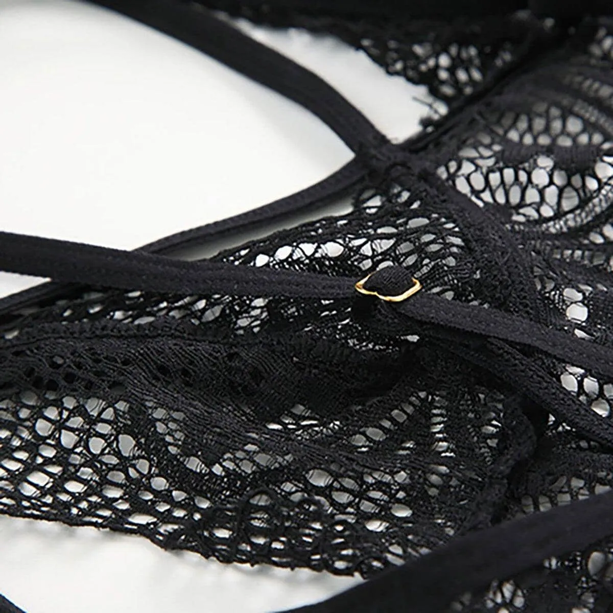 Ellen mesh slip set