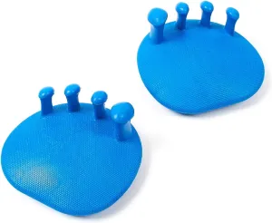EVTSCAN Blue Toe Separators for Women and Men, Toe & Arch Trainer for Bunion Correction, Thin Leg Yoga Tool, Foot Pain Relief & Alignment Spacer