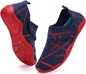 FANTURE Girls & Boys Water Shoes Lightweight Comfort Sole Easy Walking Athletic Slip on Aqua Sock(Toddler/Little Kid/Big Kid)