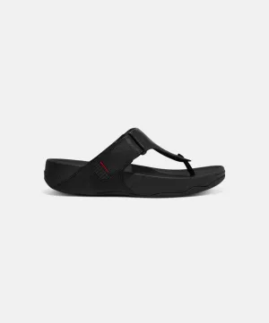 FitFlop Trakk II Toe-Post All Black Mens Sandals