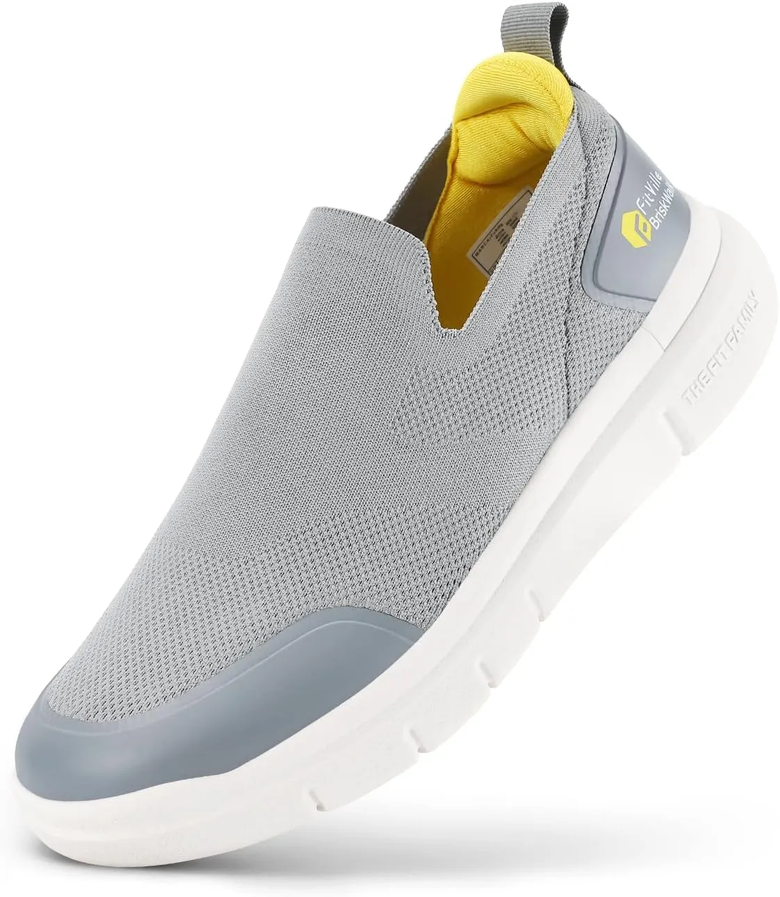 FitVille Plantar Fasciitis Shoes for Men Extra Wide Orthopedic Shoes for Foot Pain Relief - BriskWalk