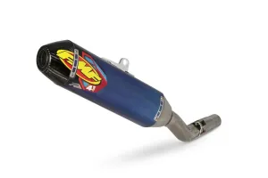 FMF Racing Factory 4.1 RCT Slip-On - Blue Anodized Titanium - Carbon End Cap 041611