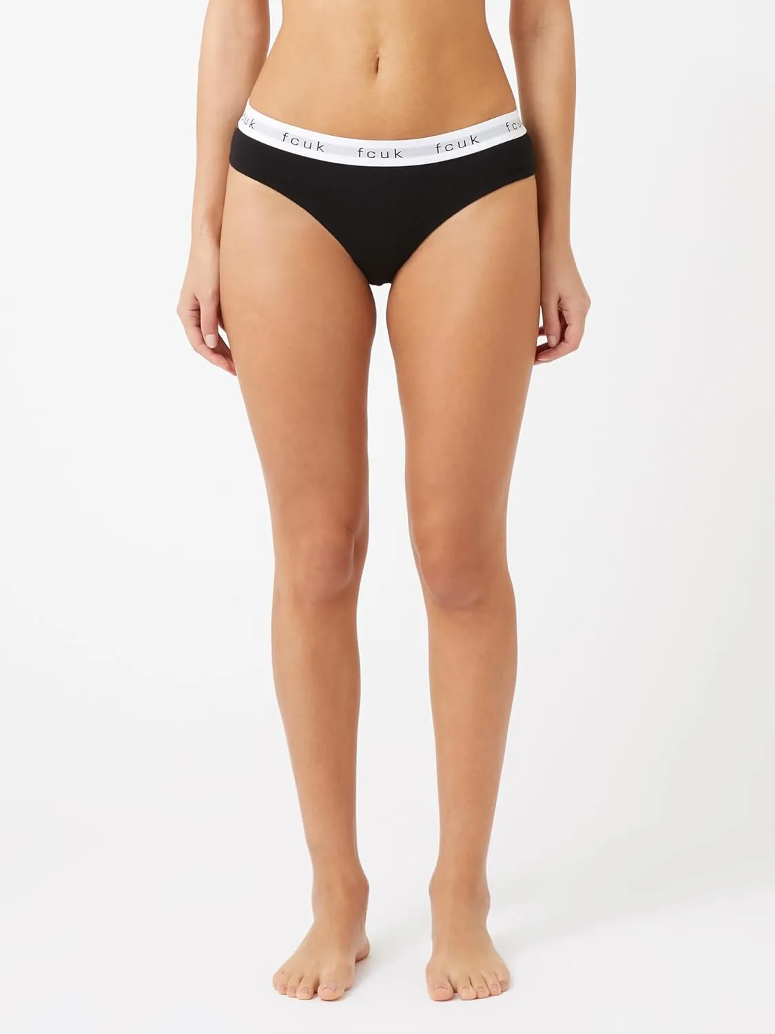 French Connection Cotton Thongs For Women – Pack of 5, 7 Ladies Thongs – Soft, Stretchable, and Comfortable