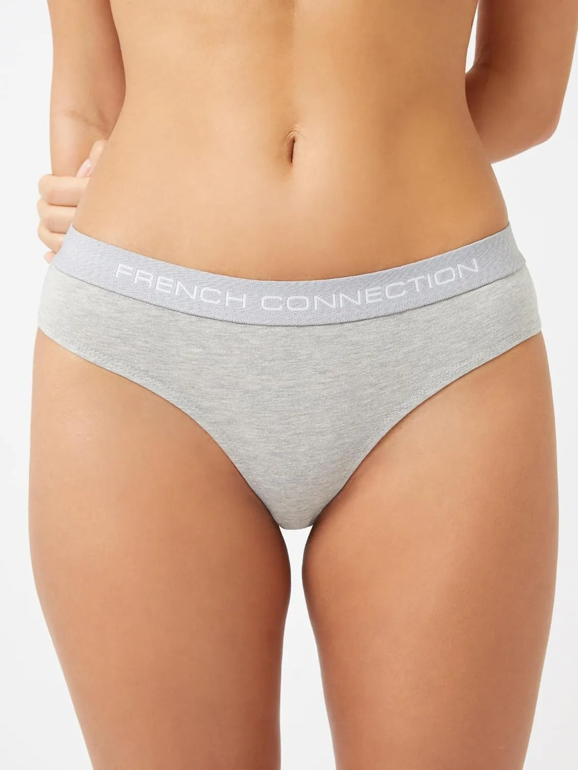 French Connection Cotton Thongs For Women – Pack of 5, 7 Ladies Thongs – Soft, Stretchable, and Comfortable