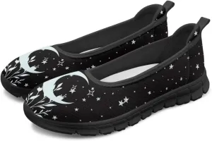 Galaxy Mesh Sneakers Fashion Womens Low Cut Sneaker Comfortable Ladies Flats Dress Clothes Shoe Loafer Lightweight Athletic Sneaker