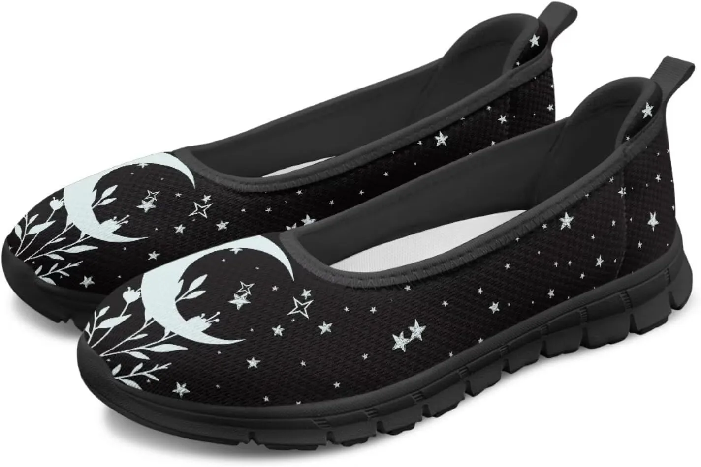 Galaxy Mesh Sneakers Fashion Womens Low Cut Sneaker Comfortable Ladies Flats Dress Clothes Shoe Loafer Lightweight Athletic Sneaker