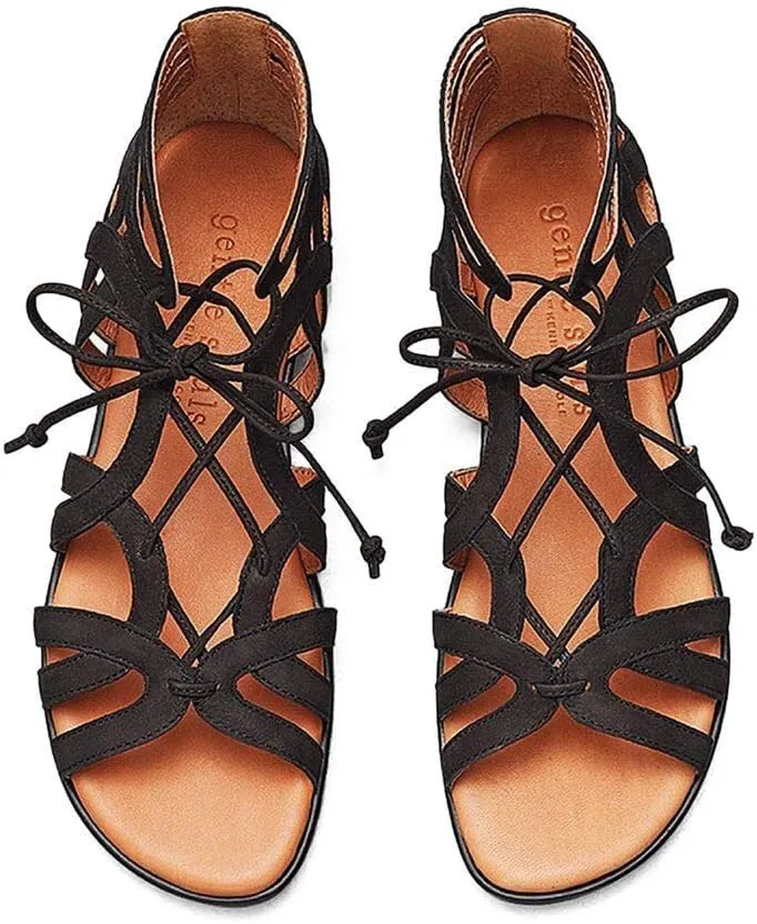 Gentle Souls Women's Break My Heart 3 Gladiator Sandal, Gold