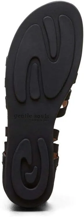 Gentle Souls Women's Break My Heart 3 Gladiator Sandal, Gold