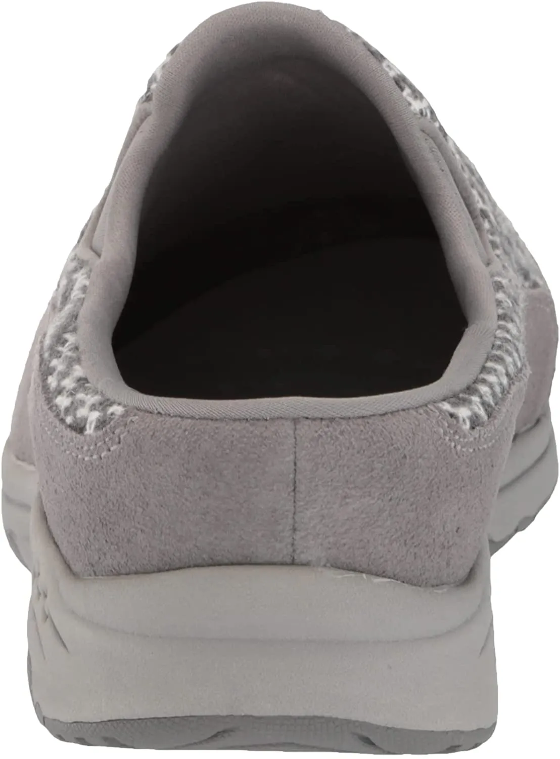 Grey) On Travel High-precision Slip Clog Round Easy (9.5, Mule Closed-Toe Time Cheap Spirit Wide Grey