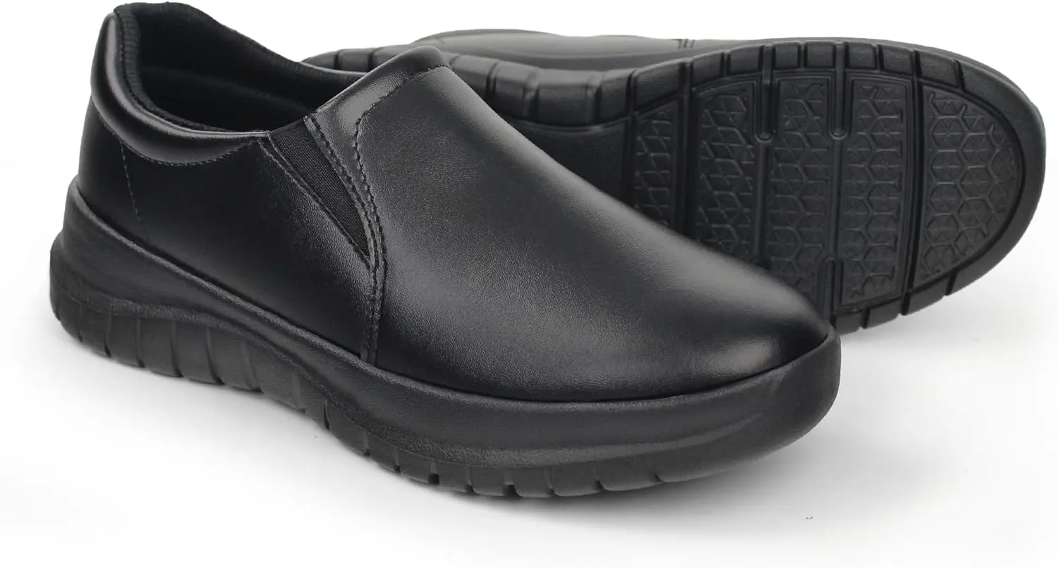 Hawkwell Women's Slip On Lightweight Water Resistant Nurse Shoes Slip Resistant Healthcare Work Shoes