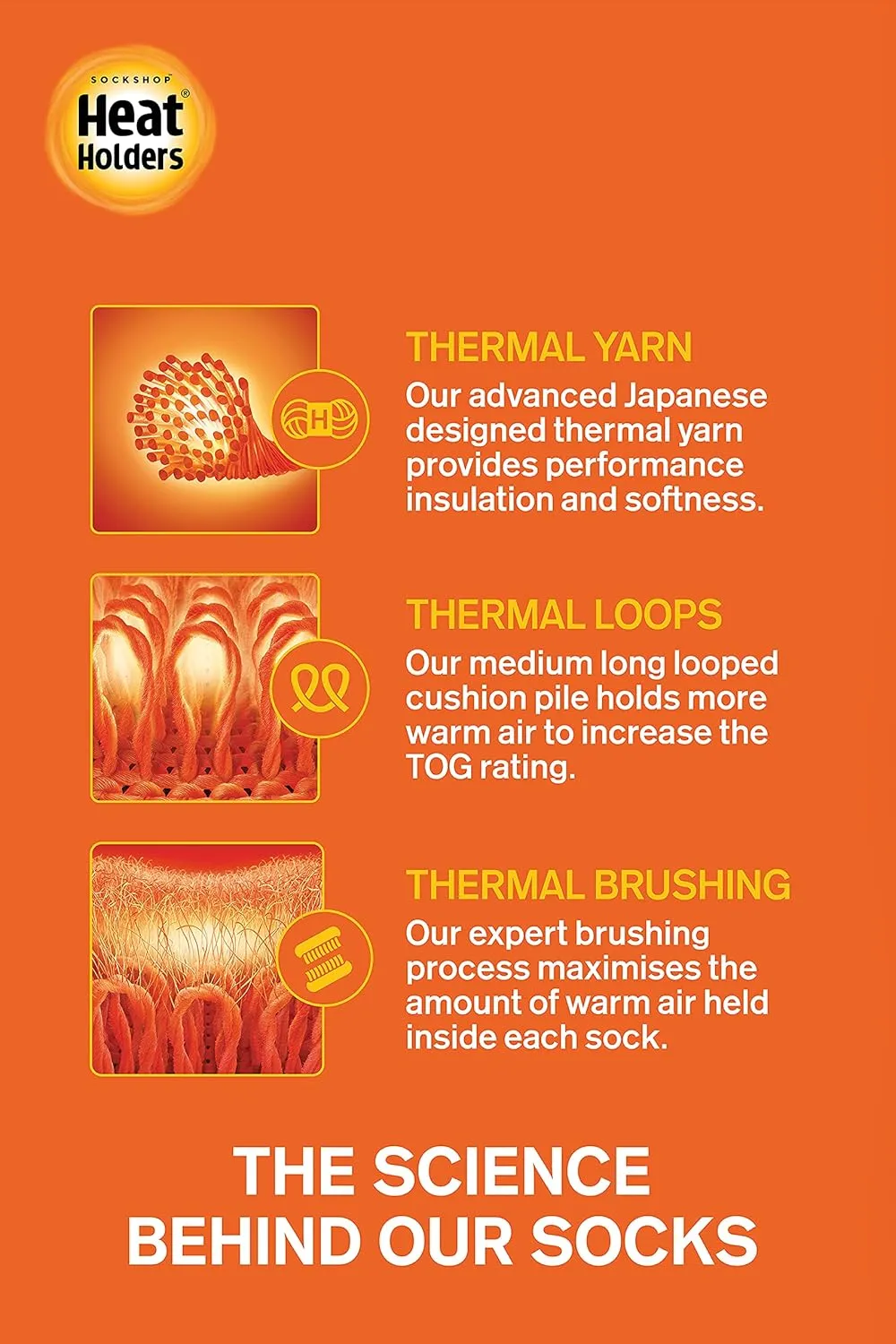 HEAT HOLDERS Lite - 3 Pairs Winter Thermal Socks for Women | Thin & Warm Socks