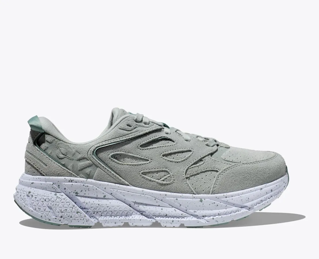 Hoka Men's Clifton L Suede Grey
