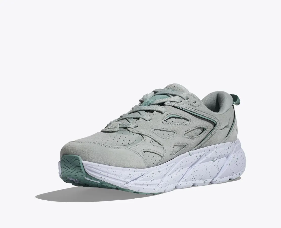 Hoka Men's Clifton L Suede Grey