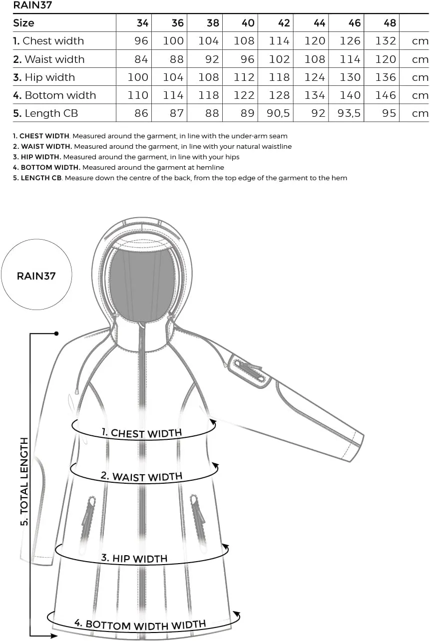 Ilse Jacobsen HORNBAEK Women's Classic Water Resistant Rain 37 Raincoat