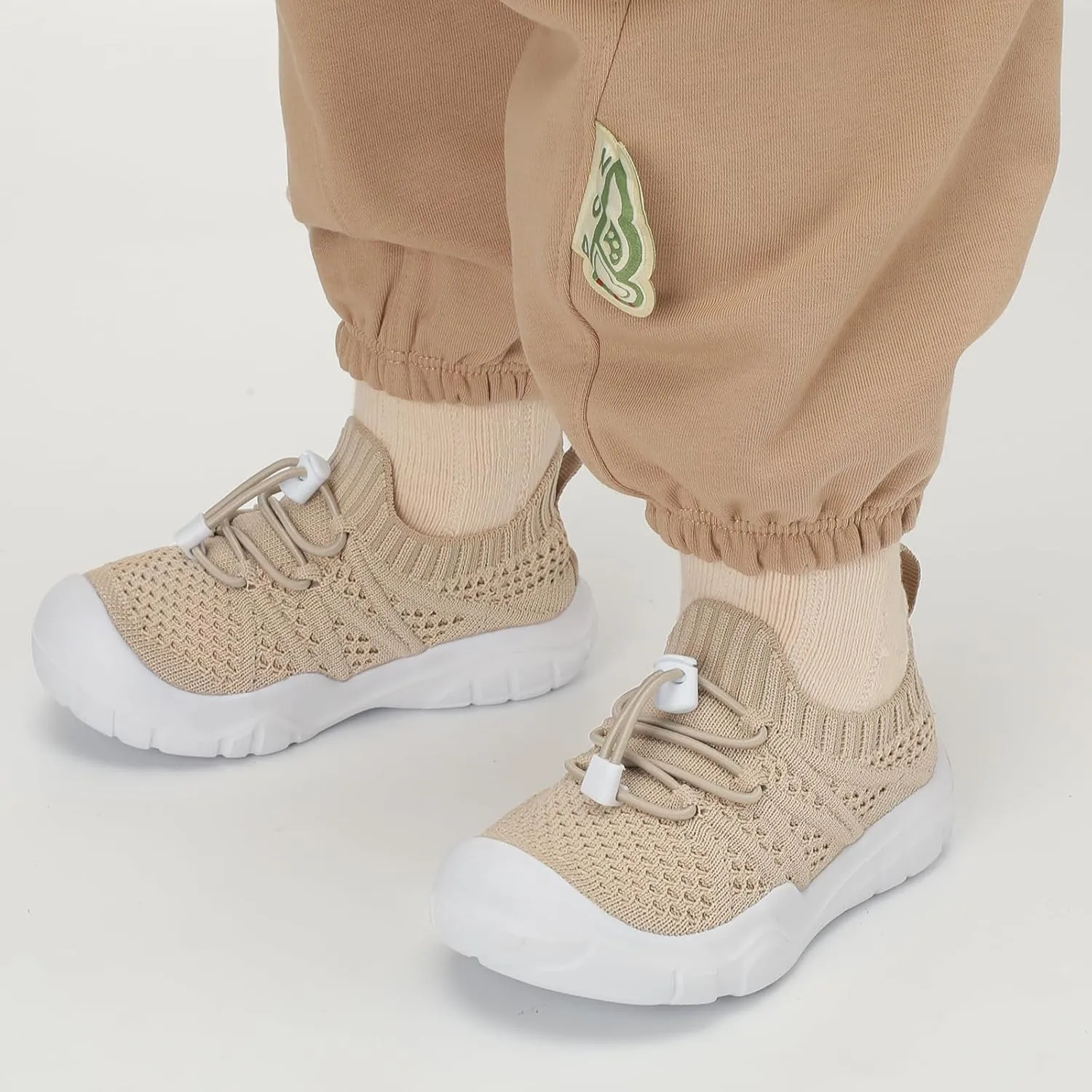 JOINFREE Toddler Shoes Boys Girls Wide Barefoot Shoes Slip On Sneakers for Toddler Kids Breathable Walking Shoes Lightweight Outdoor Tennis Shoes