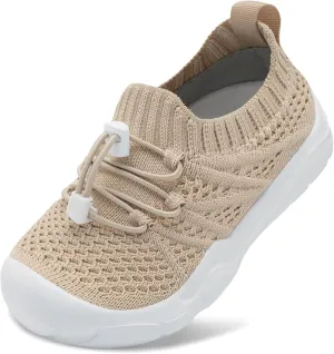 JOINFREE Toddler Shoes Boys Girls Wide Barefoot Shoes Slip On Sneakers for Toddler Kids Breathable Walking Shoes Lightweight Outdoor Tennis Shoes